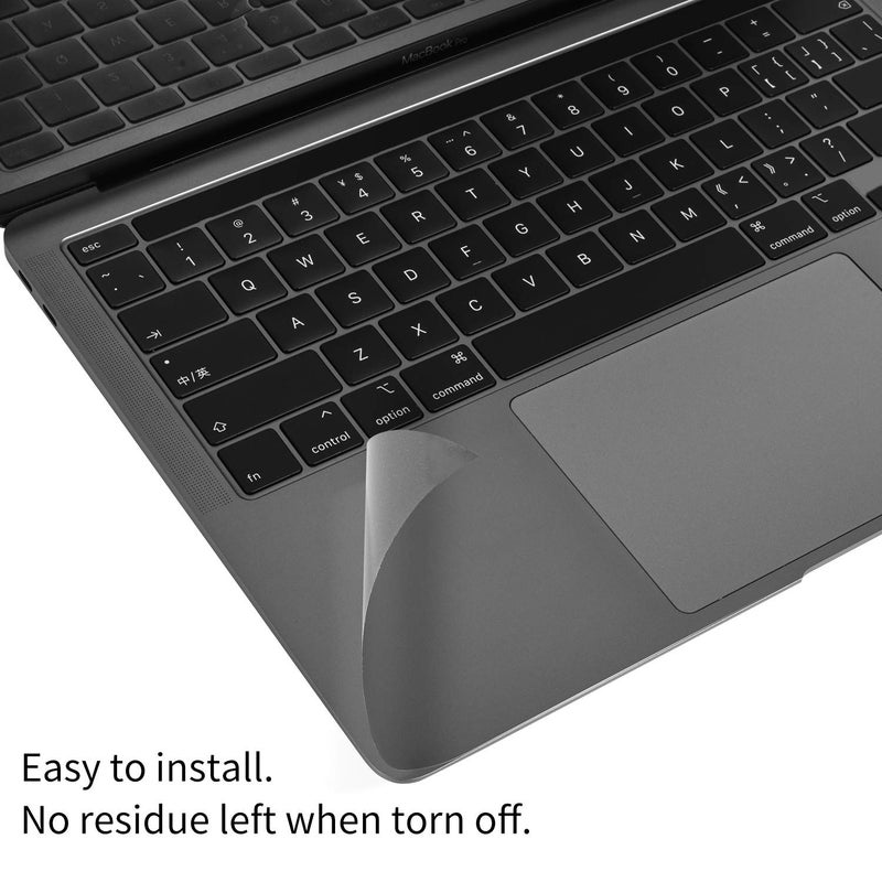 CaseBuy MacBook Pro 13 inch Palm Rest Protector, Wrist Rest Cover with Trackpad Skin for MacBook Pro 13 inch M2 M1 A2338 A2289 A2251 2023 2022 2021 2020, Space Grey - Image 2
